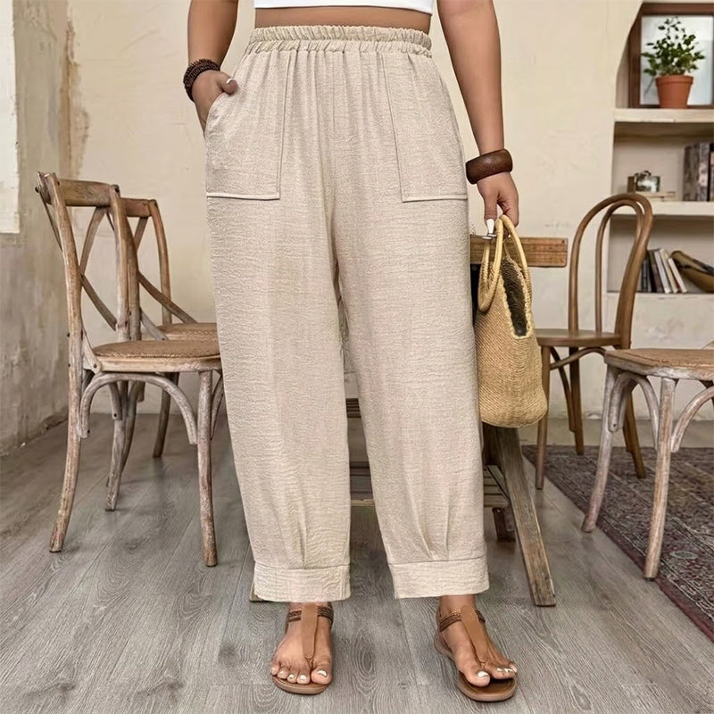 Perdita - Pantalon large doux au toucher