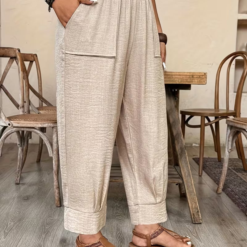 Perdita - Pantalon large doux au toucher