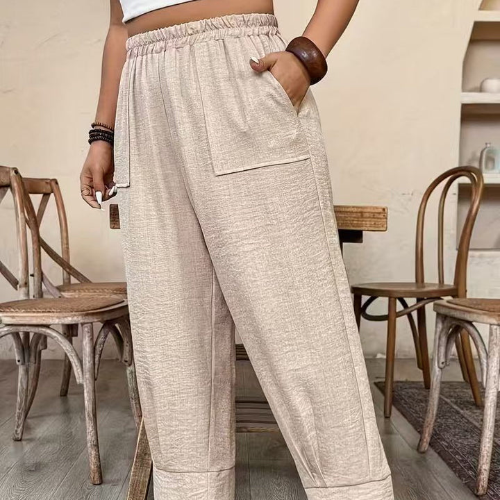 Perdita - Pantalon large doux au toucher