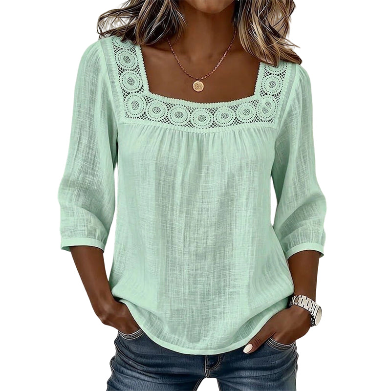 Sadie - Blouse en lin aérée
