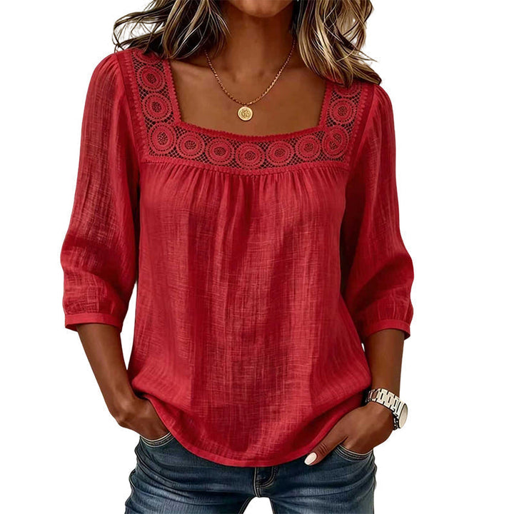Sadie - Blouse en lin aérée