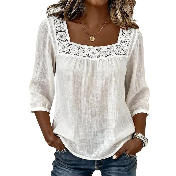 Sadie - Blouse en lin aérée