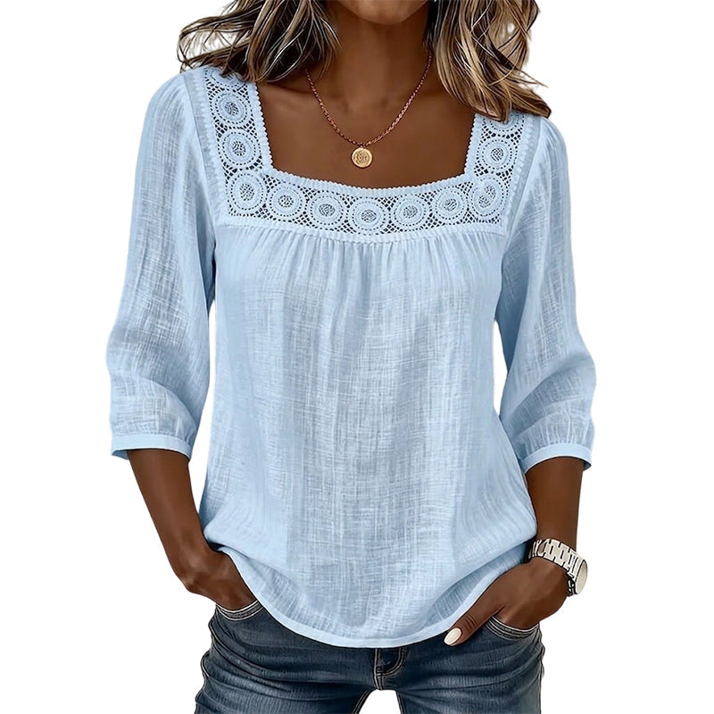 Sadie - Blouse en lin aérée