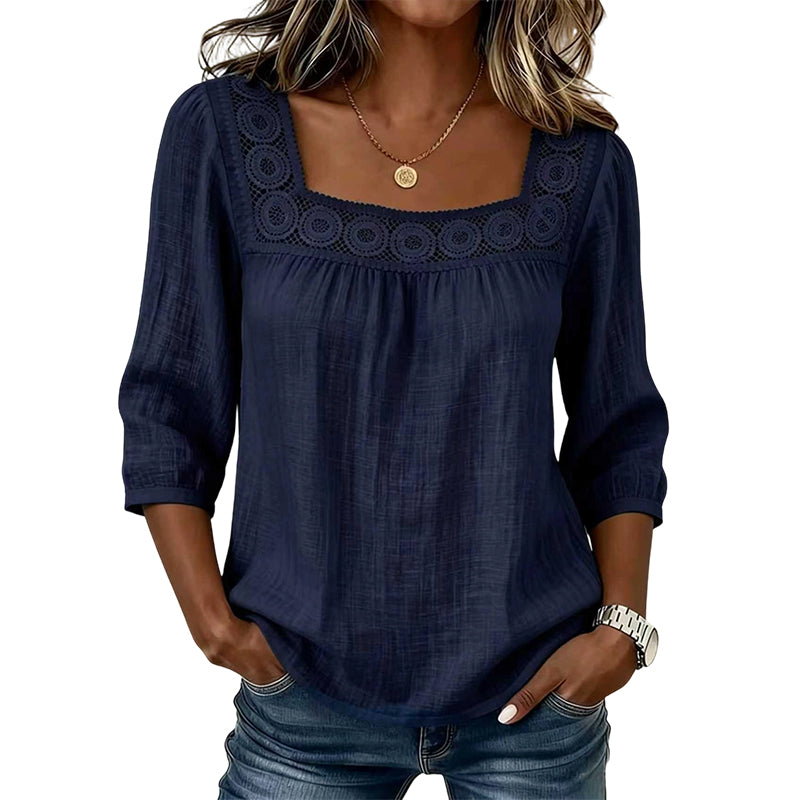 Sadie - Blouse en lin aérée