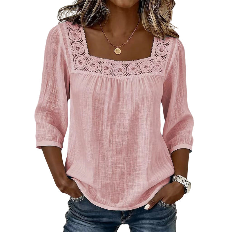 Sadie - Blouse en lin aérée