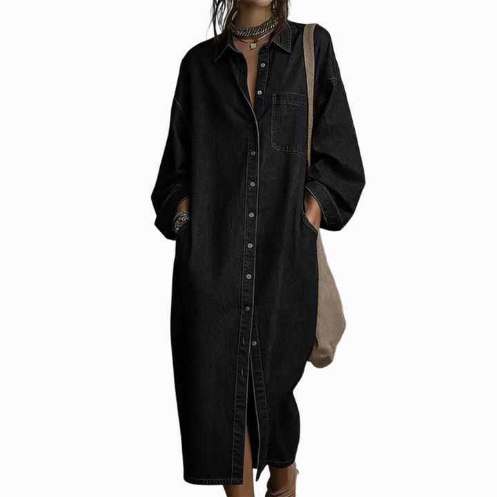 Arlestia - Robe-chemise facile d’entretien