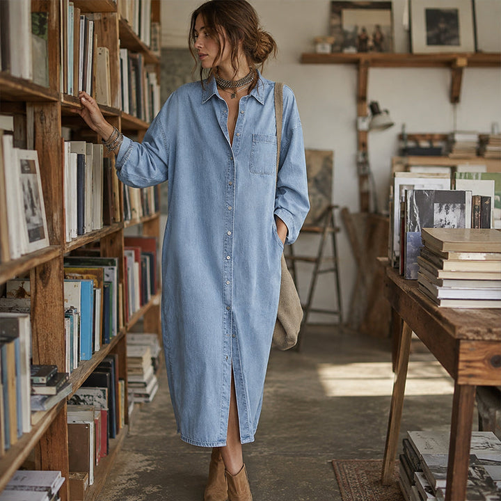 Arlestia - Robe-chemise facile d’entretien