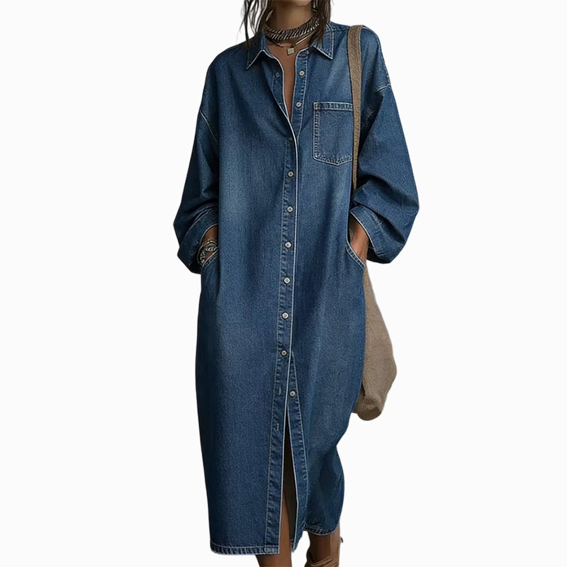 Arlestia - Robe-chemise facile d’entretien
