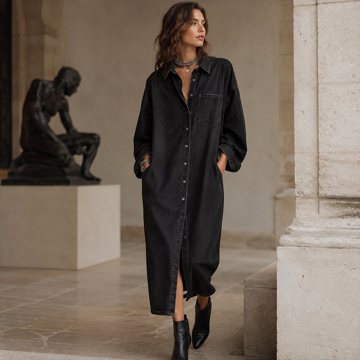 Arlestia - Robe-chemise facile d’entretien