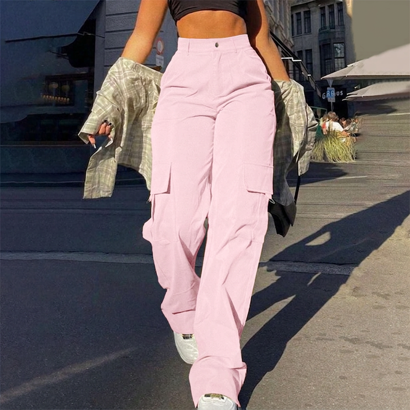 Liana - Pantalon cargo doux au toucher