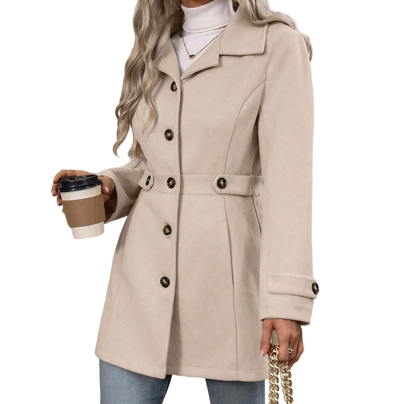 Adelma - Manteau ceinturé sur mesure