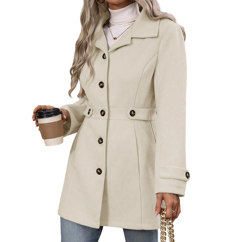 Adelma - Manteau ceinturé sur mesure