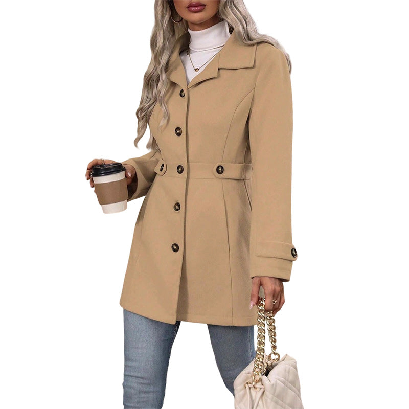 Adelma - Manteau ceinturé sur mesure