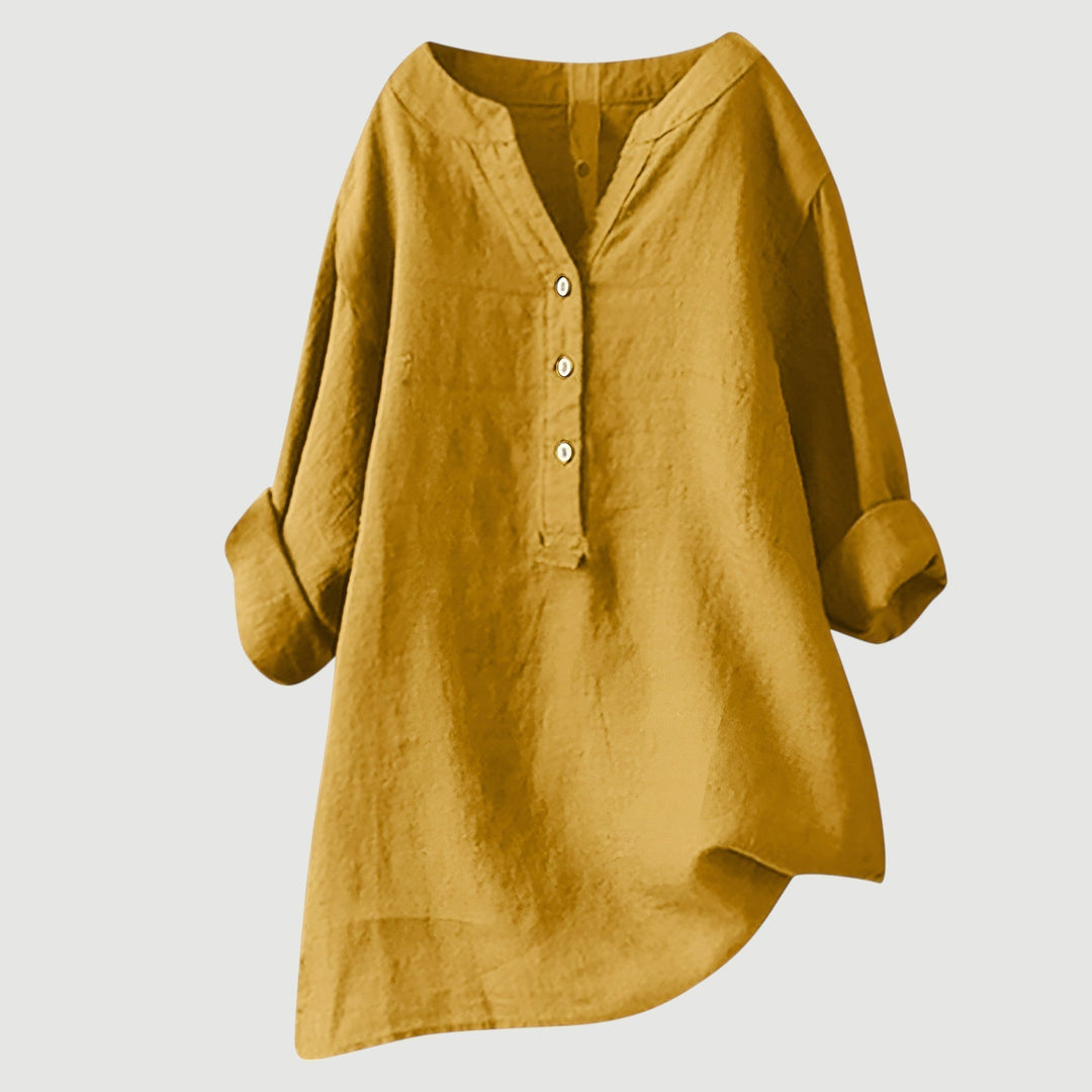 Ambre - Blouse en lin aérée