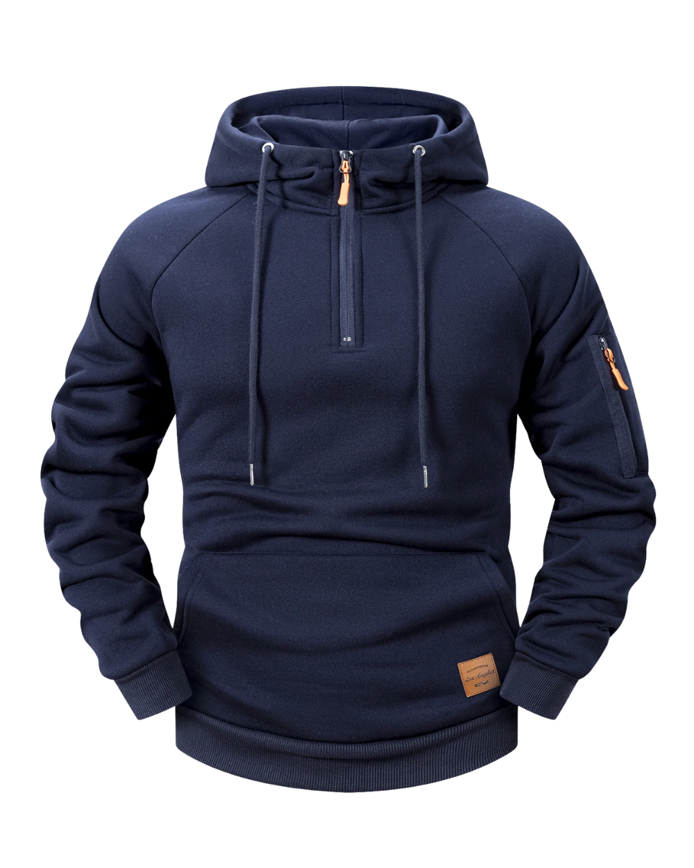 Quenford - Sweat à capuche zippé au toucher doux