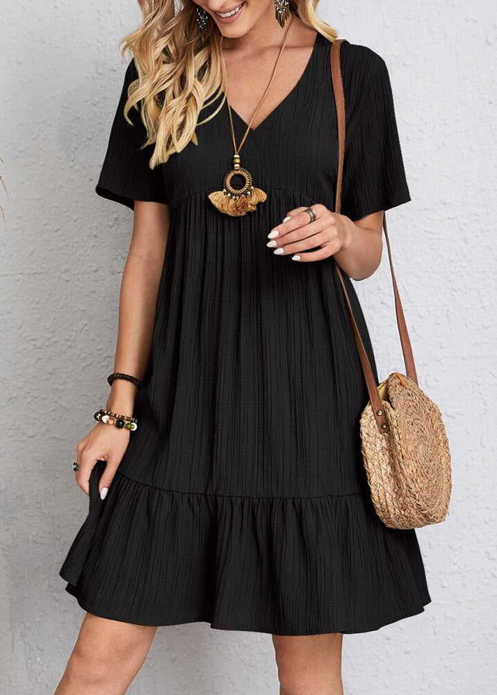 Flavia - Robe fluide à volants superposés