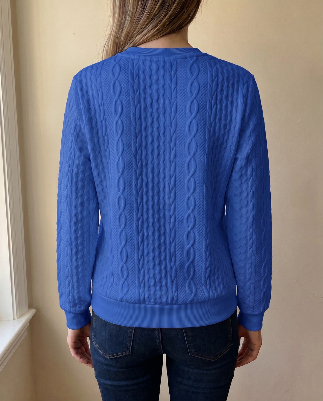 Darla - Pull zippé texturé